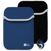 DURAGADGET Blue & Black Reversible Protective Neoprene Carry Case - Suitable for use with Nook Simple Touch Reader with GlowLight | Simple Touch Reader Color & 1st Edition