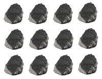 12PK Raw Basalt, Igneous Rock Specimens - Approx. 1" - Geologist Selected & Hand Processed - Great for Science Classrooms - Class Pack - Eisco Labs