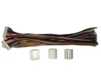 6 Sets JST PH 2.0MM 10 Pin Female Single Connector with Flat Wires 200MM 1007 26AWG