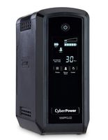 CyberPower CP1000PFCLCD PFC Sinewave UPS System, 1000VA/600W, 10 Outlets, AVR, Mini-Tower