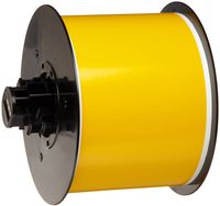 Brady B30C-3000-595-YL 100' Length x 3" Width, B-595 Vinyl, Yellow BBP31 Indoor/Outdoor Tape