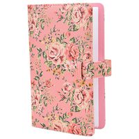 Sunmns Wallet PU Leather Photo Album for Fujifilm Instax Mini 9 8 90 8+ 26 7s Instant Camera Film, Polaroid Snap Zip Z2300 PIC-300 Film (Pink Floral)