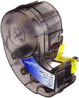 Brady X-131-498 Idxpert and Labxpert 1" Width x 0.5" Height, B-498 Repositionable Vinyl Cloth, Semi-Gloss Finish Black on White Label (225 per cartridge)