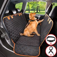 Manificent Dog Car Seat Covers Thicken, Waterproof Nonslip Pet Seat Cover, Hammock 600D Heavy Duty Scratch-Proof Back Seat Cover for Dogs Fits Most Cars, Trucks, SUVs (Seat Belt& Dog Collar Included)