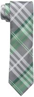 Geoffrey Beene Men's Petros Plaid Ii Tie, Green, Regular