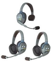 Eartec UL312 UltraLITE Full Duplex Wireless Intercom 2 Way Communication System for 3 Users - 1 ULSM Single-Ear Master Headset and 2-Pack of ULDR Dual Ear Remote Headsets