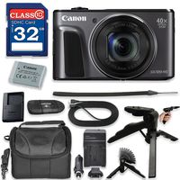 Canon PowerShot SX720 HS Digital Camera with Premium Accessory Kit (Black) Including Memory Card, Grip Flexible Table Tripod, HDMI Cable & More.