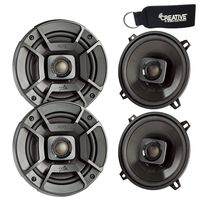 Polk Audio - Two Pairs of DB522 5.25" Coaxial Speakers - Marine and Powersports Certification