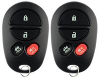 KeylessOption Keyless Entry Remote Car Key Fob Replacement for GQ43VT20T (Pack of 2)
