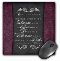 Inspiration for Leaders - Mouse Pad, 8 by 8 inches (mp_182971_1)