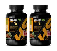 antioxidant Booster, Anti ageing - Siberian Pine NUT Oil - Immune Support - Immune Support Supplement - 2 Bottles 120 Softgels
