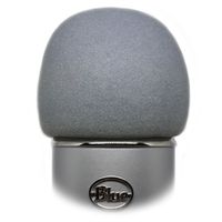 Professional Foam Windscreen for Blue Yeti - Covers Other Large Microphones, such as MXL, Audio Technica and Many More - Quality Sponge Material Makes This The Perfect Pop Filter for your Mic (Silver)