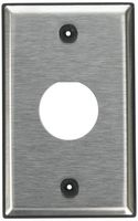 Leviton D6710-1S1 1 Port Single-Gang DuraPort Industrial Stainless-Steel Wallplate