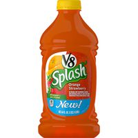 V8 Splash Orange Strawberry, 64 oz