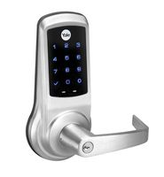 Yale AU-NTB620-NR x 100CV1 x 626  nexTouch Keypad Lock, Capacitive Touchscreen, No Radio, Aluminum