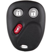 SCITOO Compatible with Keyless Shell, 1PC New Replacement Remote Keyless Key Fob Case Shell Rubber Pad Housing fit LHJ011