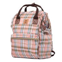 Laptop Backpack Computer Bag Traveling Backpack School Backpack Casual Daypack Plaid Pattern Stylish Design Waterproof (Pink2)