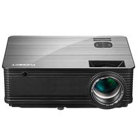 PHONECT Projector, 3600 Lumens LED Video Projector with 3000:1 High Contrast Ratio, Full HD 1080P and 200'' Display Supported, Compatible with Fire TV Stick, PS4, HDMI, for Business and Home Theater