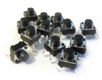 microtivity IM206 6x6x6mm Tact Switch (Pack of 12)