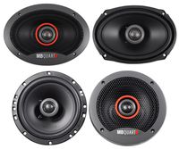 (2) MB QUART FKB169 6x9 300 Watt Car Speakers+(2) 6.5" 240 Watt Speakers