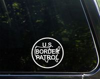 Diamond Graphics U.S. Border Patrol (4-1/2" X 4-1/2") Die Cut Decal Bumper Sticker for Windows, Cars, Trucks, Laptops, Macbooks, Etc.