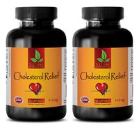 Immune Support - Cholesterol Relief - Cholesterol Garlic - 2 Bottles (120 Capsules)