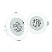 4" Ceiling Wall Mount Speakers - Pair of 2-Way Full Range Sound Stereo Speaker Audio System Flush Design w/ Aluminum Alloy Frame Housing 60Hz - 20kHz Frequency Response & 160 Watts Peak - Pyle PDIC4