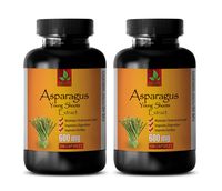 Heart Health Supplements for Women - Asparagus Young Shoots Extract 600 MG - Pure and Potent Ingredients - antioxidant Weight Loss - 2 Bottles 200 Capsules