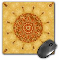 3dRose LLC 8 x 8 x 0.25 Inches Mouse Pad, Garden Circle Gift Mandala (mp_42499_1)