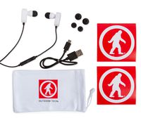 Wireless Earbuds, Tags 2.0 by Outdoor Tech, Bluetooth Sweatproof In-Ear Headphones - White