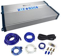 Hifonics BXX2000.1D 2000 Watt RMS Mono Car Amplifier Class D Brutus+Amp Kit