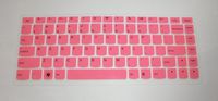 US layout Keyboard Protector Skin Cover for Lenovo Yoga 700 14-inch, Yoga 900 13-inch 2-in-1 Laptop (if your "enter" key looks like "7", our skin can't fit) (semi-medium pink)