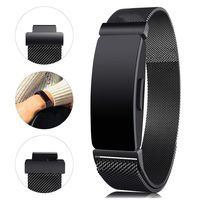findway Compatible with Fitbit Inspire HR Bands/Inspire Band, Inspire Accessories Stainless Steel Bracelet Women Men Wristbands Strap Compatible for Fitbit Inspire & Inspire HR Fitness Tracker