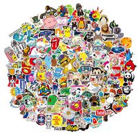 200-Pcs Featured Stickers,Suitable for Children and Adults of All Ages， Decals Vinyls for Laptop,Kids,Cars,Motorcycle,Bicycle,Skateboard Luggage,Bumper