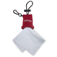 Carson Stuff-it Microfiber Lens Cloth, Red