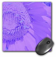 3dRose LLC 8 x 8 x 0.25 Inches Mouse Pad, Amethyst Sunflower Art Flowers Designs Inspired by Nature (mp_32618_1)
