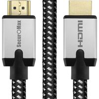 SecurOMax HDMI Cable (4K 60Hz, HDMI 2.0, 18Gbps) with Braided Cord, 6 Feet
