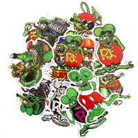10Pcs Hot Cartoon Tales of The Rat Fink Stickers for Water Bottle Laptop Car Motorcycle Bicycle Bike Skateboard Luggage Baggage Box Guitar