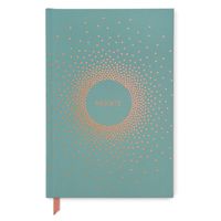 DesignWorks Ink Terrazzo Soft Touch Hard Cover Journal, Copper Dots- Radiate