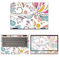 decalrus - Protective Decal Floral Skin Sticker for Lenovo Yoga 730 13 (13.3" Screen) case Cover wrap LEyoga730_13-105