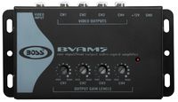 BOSS Audio Systems BVAM5 1 In 4 Out Car Video Signal Amplifier - Amplifies Video Signal to Maintain Picture Quality in Multi-Monitor Systems