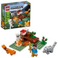 LEGO Minecraft The Taiga Adventure 21162 Brick Building Toy for Kids Who Love Minecraft and Imaginative Play, New 2020 (74 Pieces)