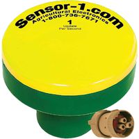 Sensor-1 DS-GPSM-TJ8551-Y/G 1 Hz GPS Speed Sensor, Yellow Top and Green Stem Housing with Tee-Jet 855 Connector