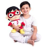 Franco Kids Bedding Super Soft Plush Snuggle Cuddle Pillow, One Size, Ryan's World Red Titan