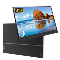 Portable Monitor, UPERFECT 13.3" Super Thin Usb C Monitor PC Display IPS Screen 1920×1080 with Stand Foldable Case Fit for Mini HDMI Type-C PD Dual Speakers 60HZ Computer Laptop PS4 Xbox 360 Nintendo