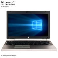 HP EliteBook Workstation 8570w 15.6 Inch Laptop, Intel Core i7 3520M up to 3.9GHz, 8G DDR3, 256G SSD, WiFi, 1G DDR5 Video Card, DVDRW, VGA, DP, Win 10 64 Bit Multi-Language Supports En/Fr/Sp(Renewed)