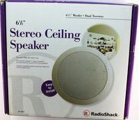 Radioshack 6 1/2" Stereo Ceiling Speaker