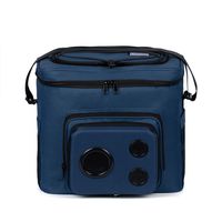 The #1 Cooler with Speakers on Amazon. 20-Watt Bluetooth Speakers & Subwoofer for Parties/Festivals/Boat/Beach. Rechargeable, Works with iPhone & Android (Blue 2020 Edition)