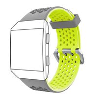 DB for Fitbit Ionic Watch Bands, Soft Silicone Adjustable Fashion Sport Strap for 2017 Fitbit Ionic Replacement Fitness Accessory Wristband (Wrist Size Large and Small,NO Tracker)