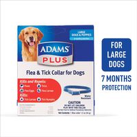 Adams Plus Flea & Tick Collar for Dogs, Large